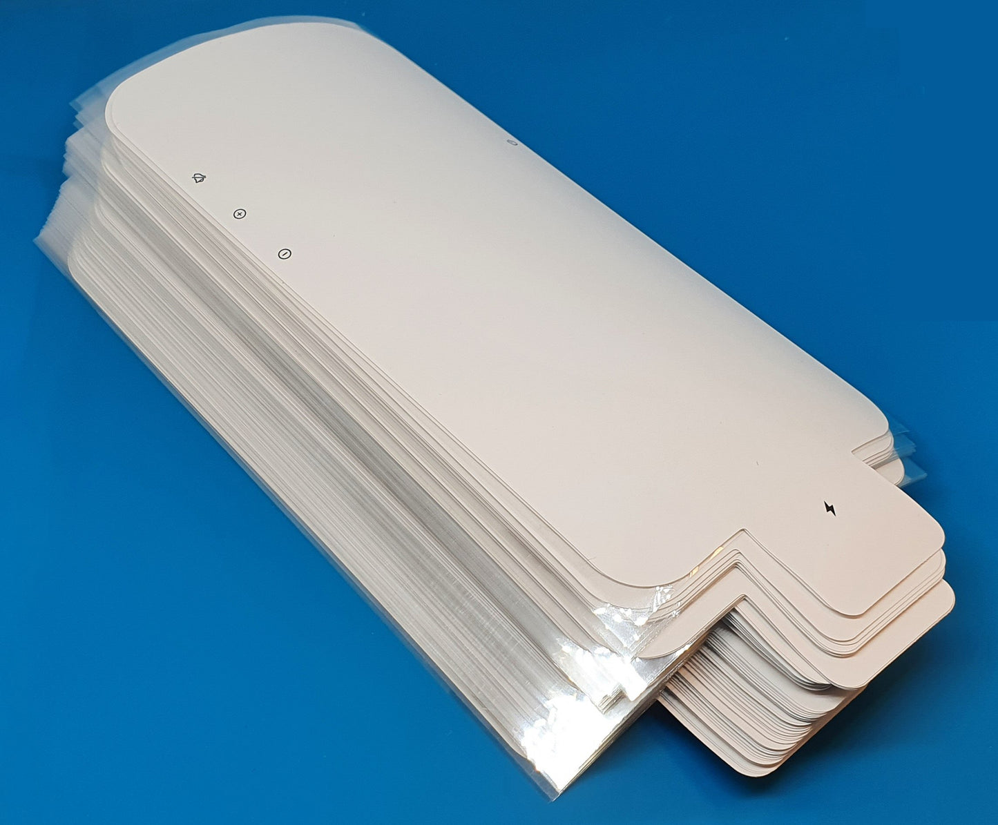 Factory Seal For iPhone 15 Pro Max White Paper Card Screen Protection 100 Pcs Factory seal FoneFunShop