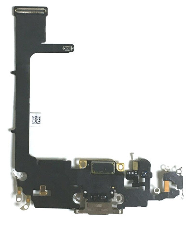 Charging Port For iPhone 11 Pro Max Gold Flex Charging Port FoneFunShop