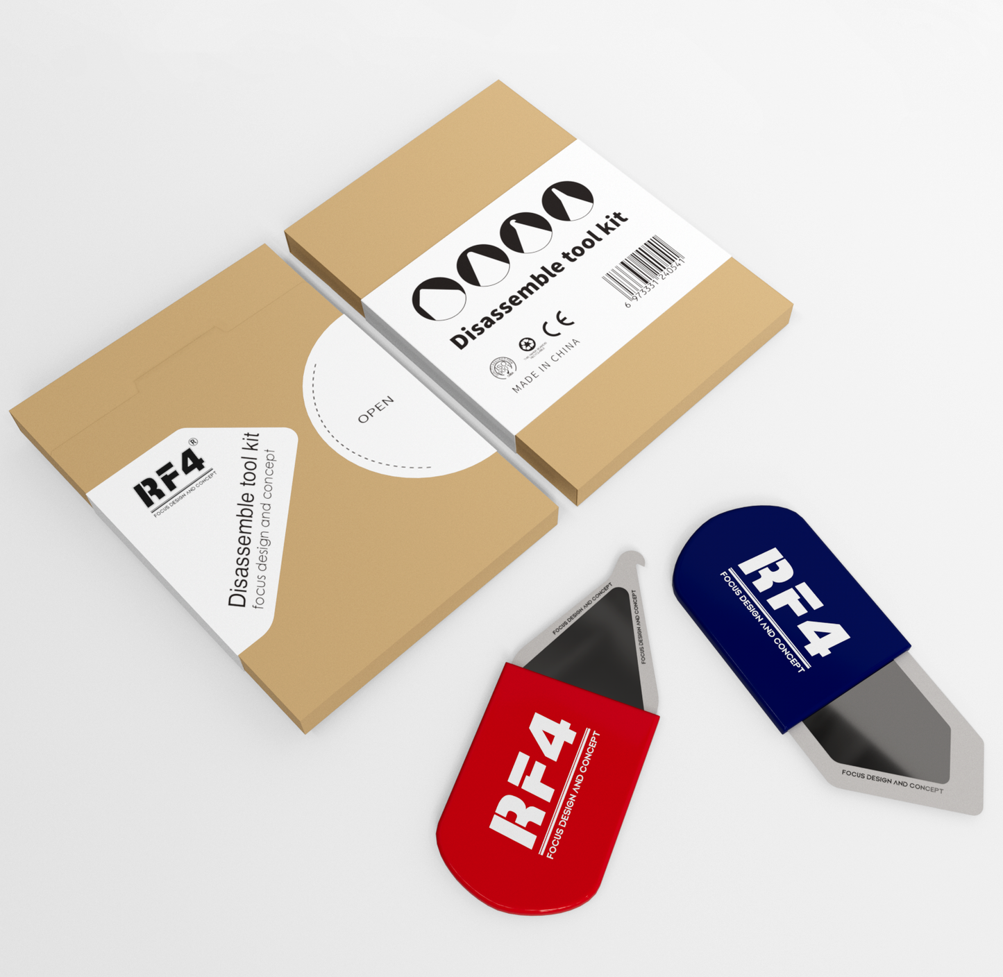 Prying Tool Set RF4 Specialist 4 Piece For Tablet and Phone Dissasembly Tool FoneFunShop