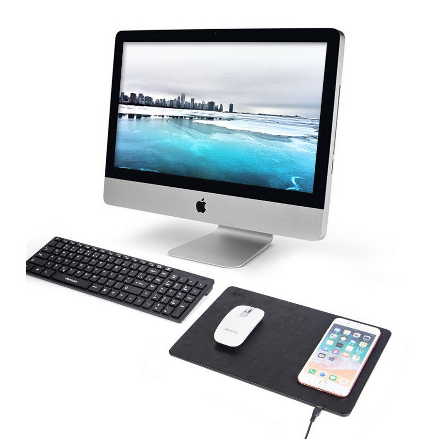 Wireless Charger Mouse Mat YK in Red Charger FoneFunShop