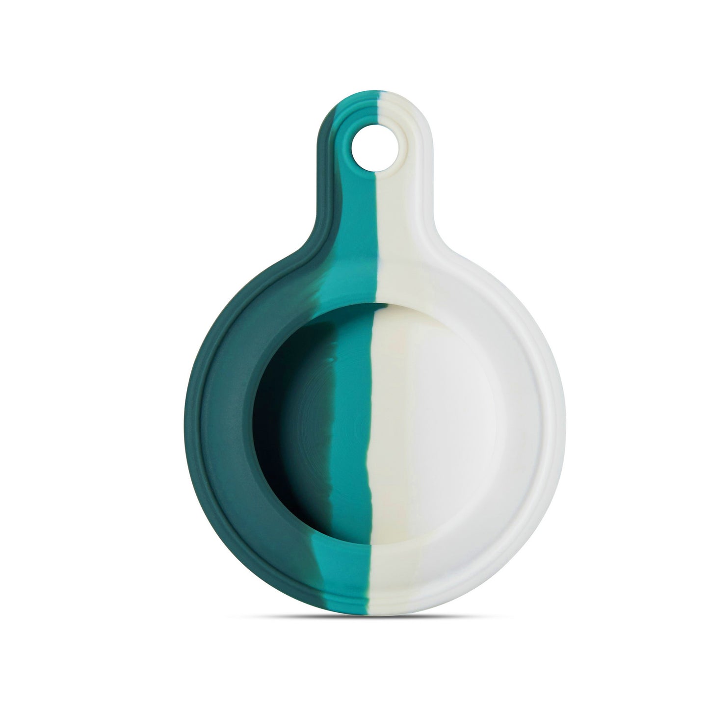 Holder Case For AirTag Silicone Protector in Rainbow Teal Green Case Cover FoneFunShop