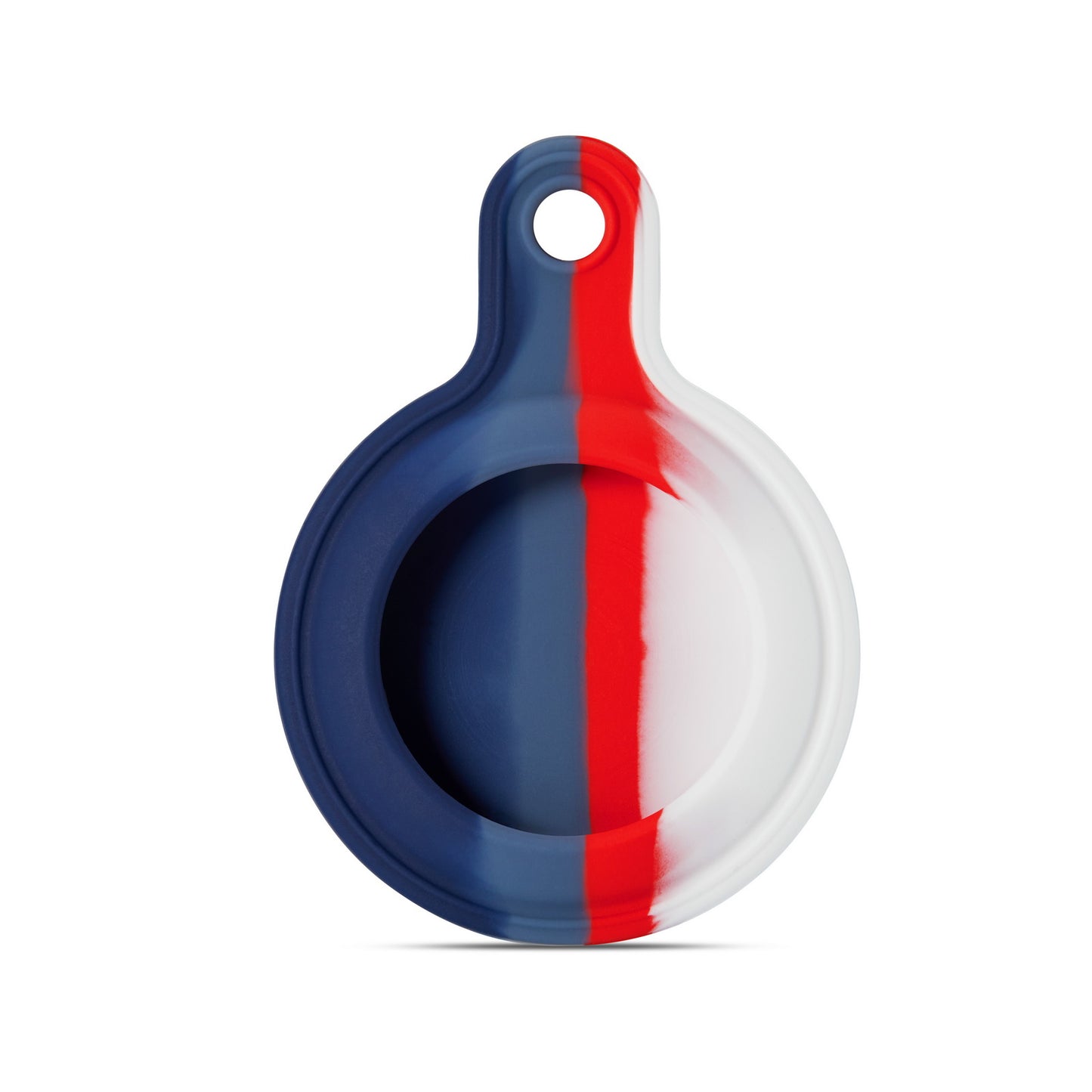 Holder Case For AirTag Silicone Protector in Rainbow Blue Petit Case Cover FoneFunShop