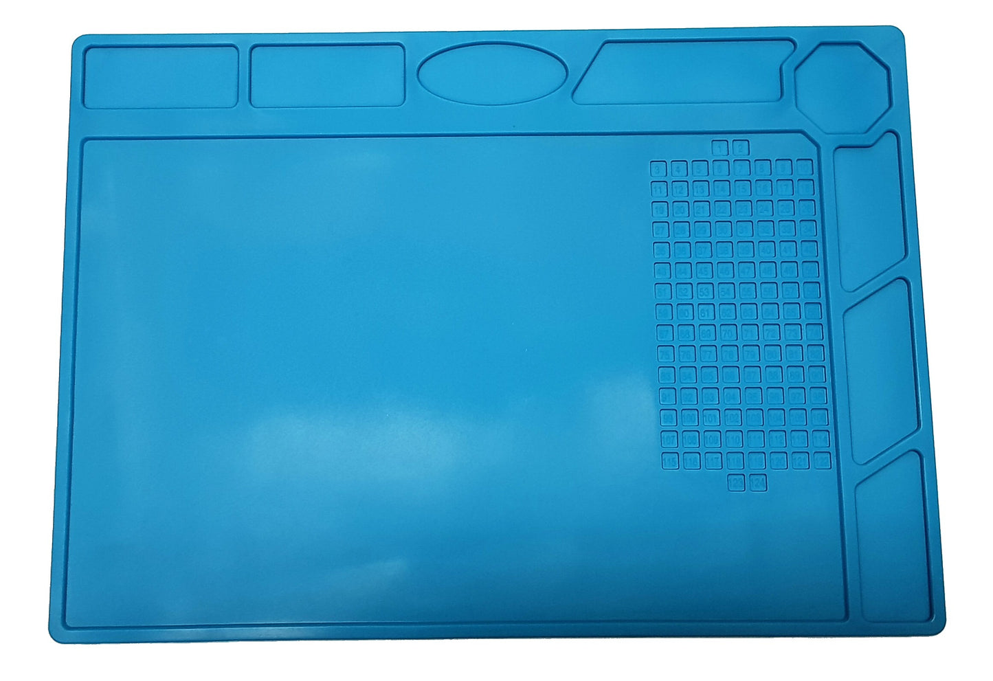 Heat Resistant Silicone Work Mat With Screw Parts Holders 32cm x 23cm FoneFunShop