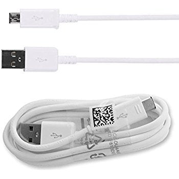 USB-A To Micro Cable 1M White Cable FoneFunShop