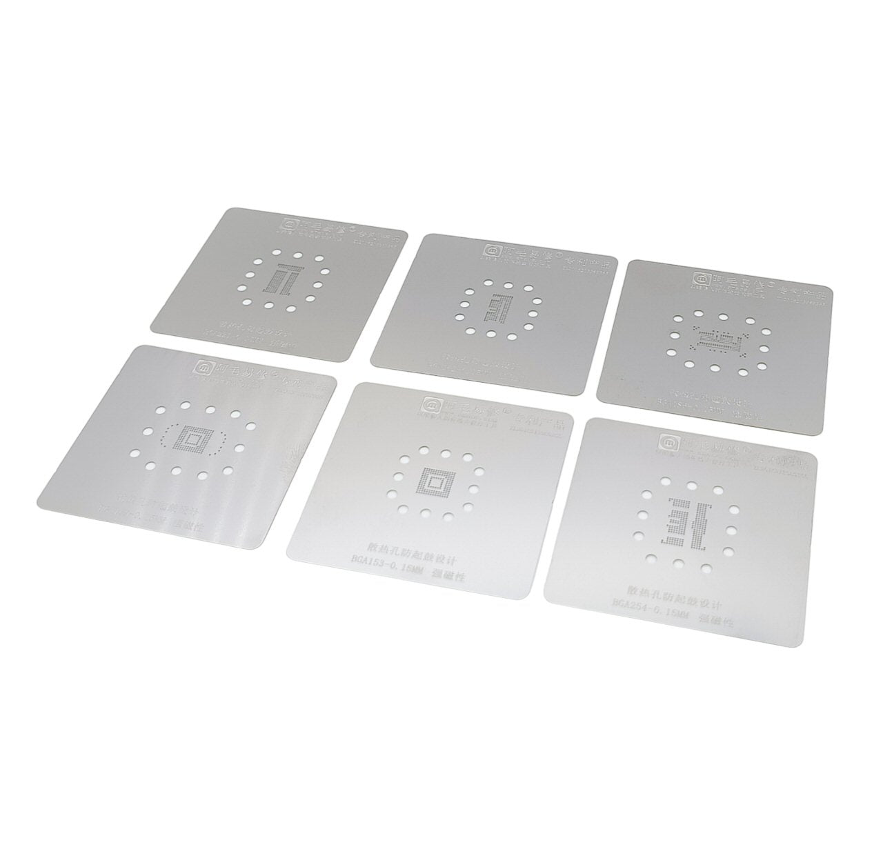 EMMC Stencil Set With Holding Fixture 6 In 1 Stencil FoneFunShop