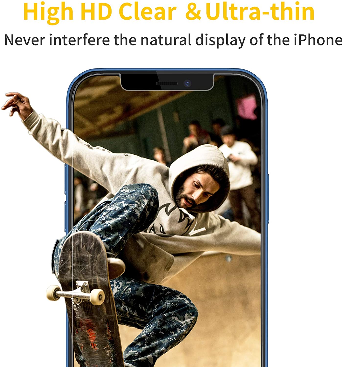 Screen Protectors For iPhone 12 Pro Max 2x Tempered Glass Screen Protector FoneFunShop