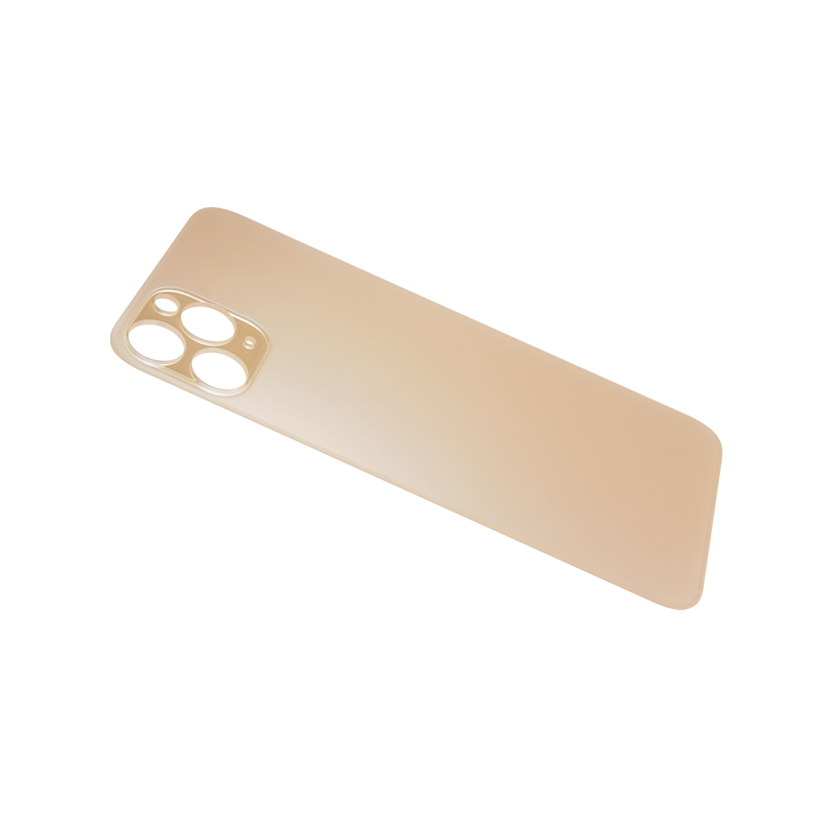 Glass Back For iPhone 12 Pro Max Plain in Gold Glass Back FoneFunShop