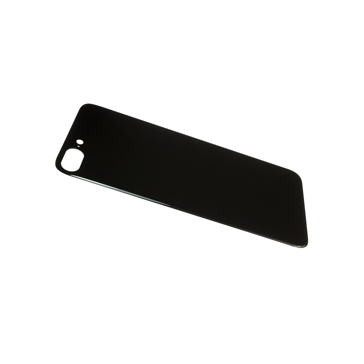 Glass Back For iPhone 8 Plus Plain in Black Glass Back FoneFunShop