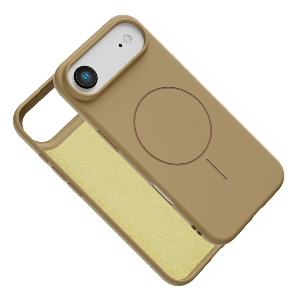 Magnetic Case for iPhone 17 Air - Compatible with MagSafe - Shockproof Beige Case Cover FoneFunShop