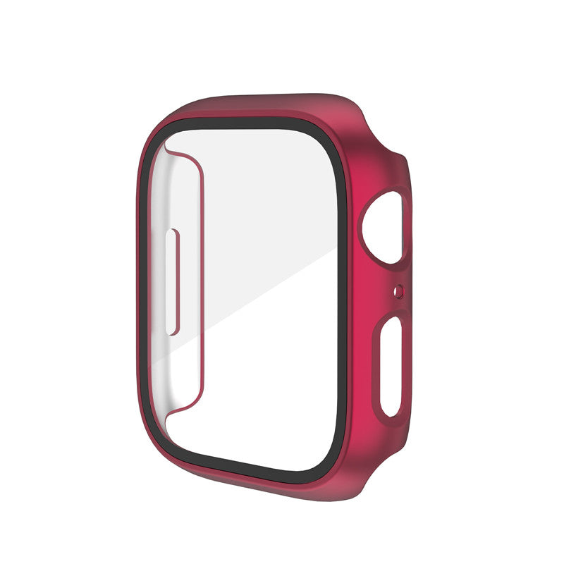 Case Screen Protector For Watch Series 7 45mm in Dark Red Full Body Cover Screen Protector FoneFunShop