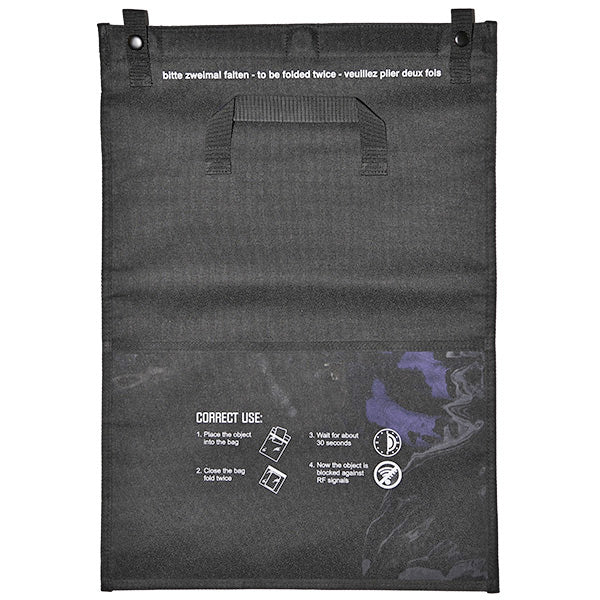 FWR Faraday Bag for Large Tablet / Laptop - Signal Blocking Pouch Magnetic Closure 38 x 48 cm (Fits up to 18") Faraday Bag FoneFunShop