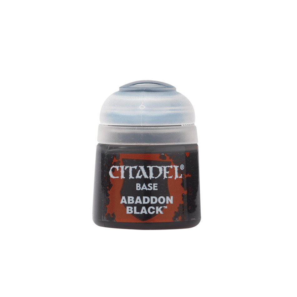 Citadel Base: Abaddon Black Paint 12ml (21-25) Citadel Paints FoneFunShop