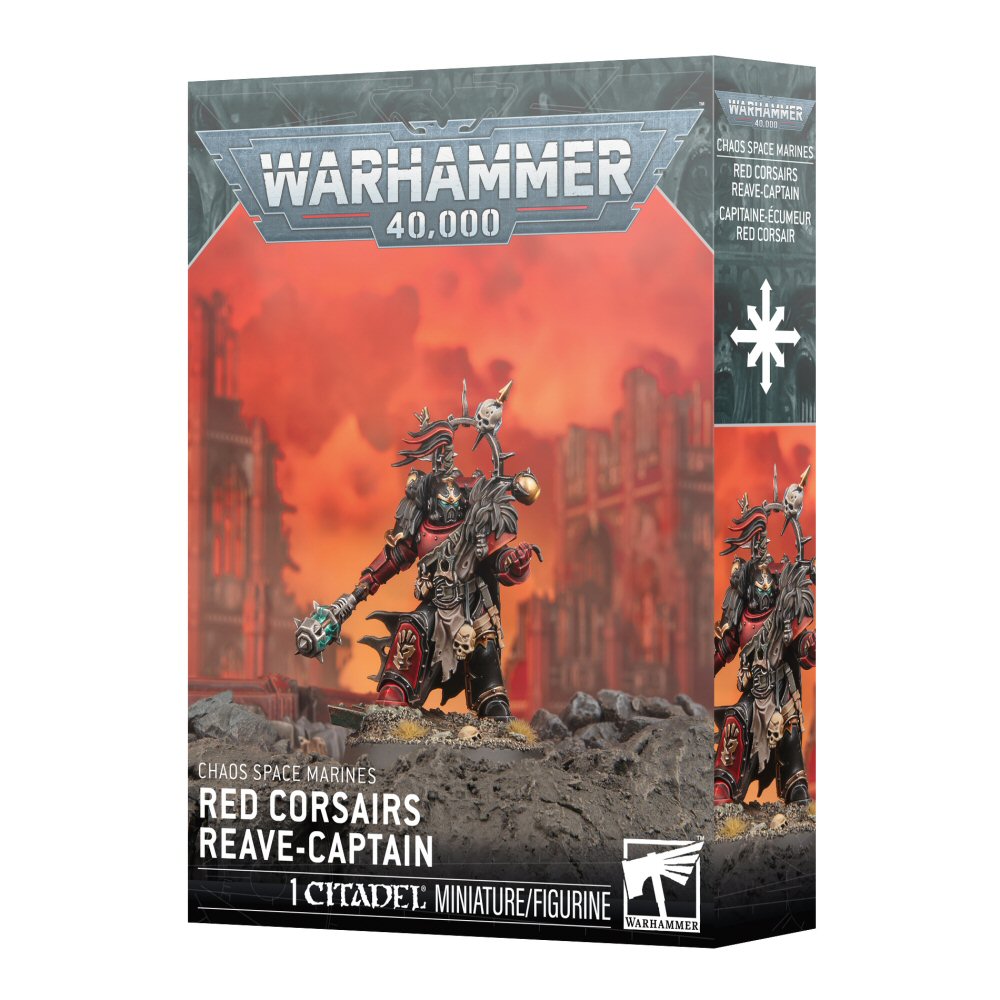 Warhammer 40,000 - Chaos Space Marines - Red Corsairs Reave-Captain (43-111) Warhammer 40,000 FoneFunShop