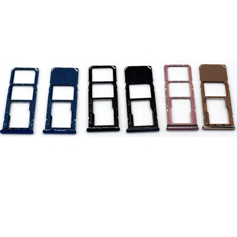 Sim Tray For Samsung A9 2018 A920F in blue Sim Tray FoneFunShop