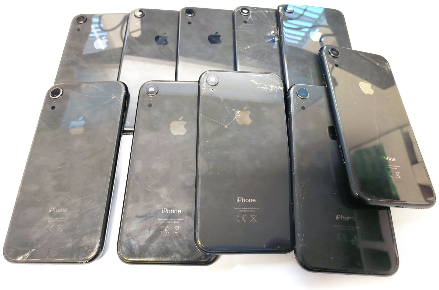 Housings For iPhone XR Used and Damaged Pack Of 10 Housing FoneFunShop