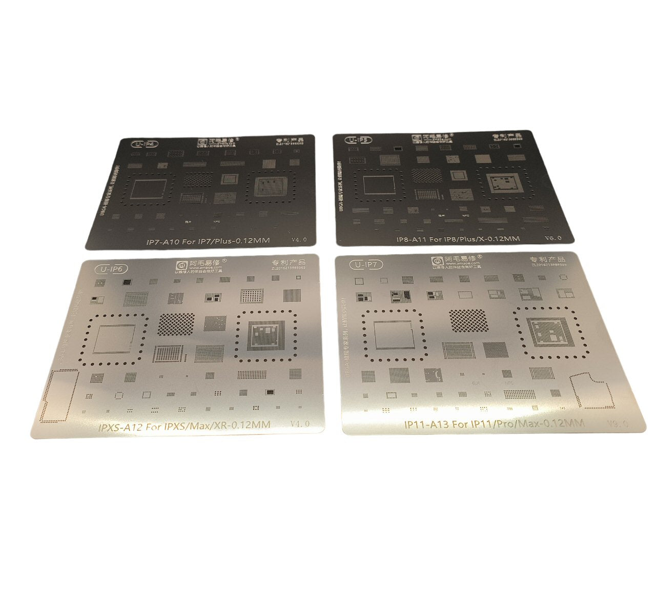 Reballing Stencil For iPhone BGA Set 8 In 1 Stencil FoneFunShop