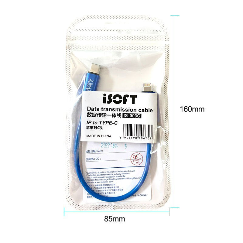 iSoft IS 003C User Data Transfer Cable Transfer Data For Type C to iPhone Cable FoneFunShop
