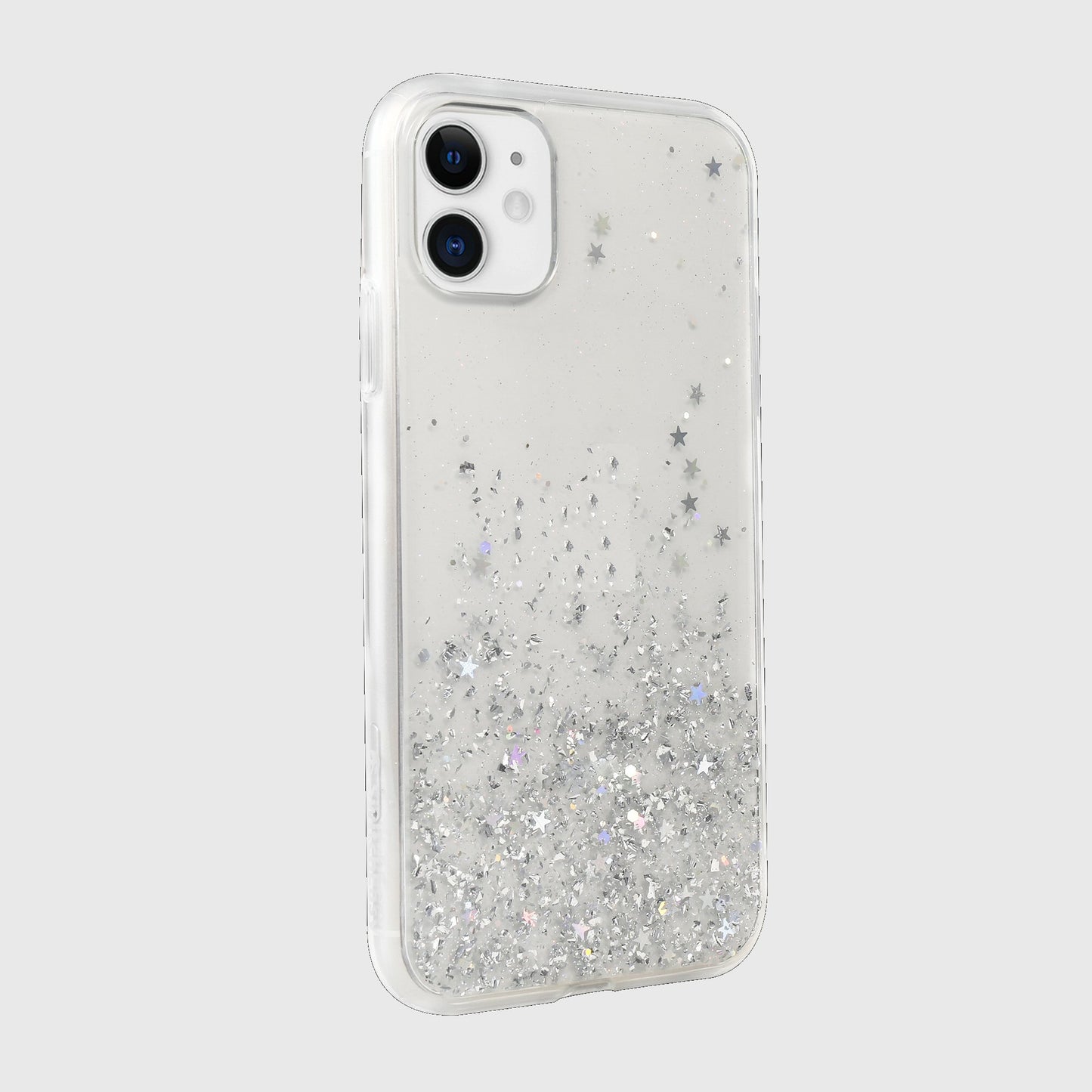 Case For iPhone 11 Switcheasy White Starfield Quicksand Style Case Cover FoneFunShop
