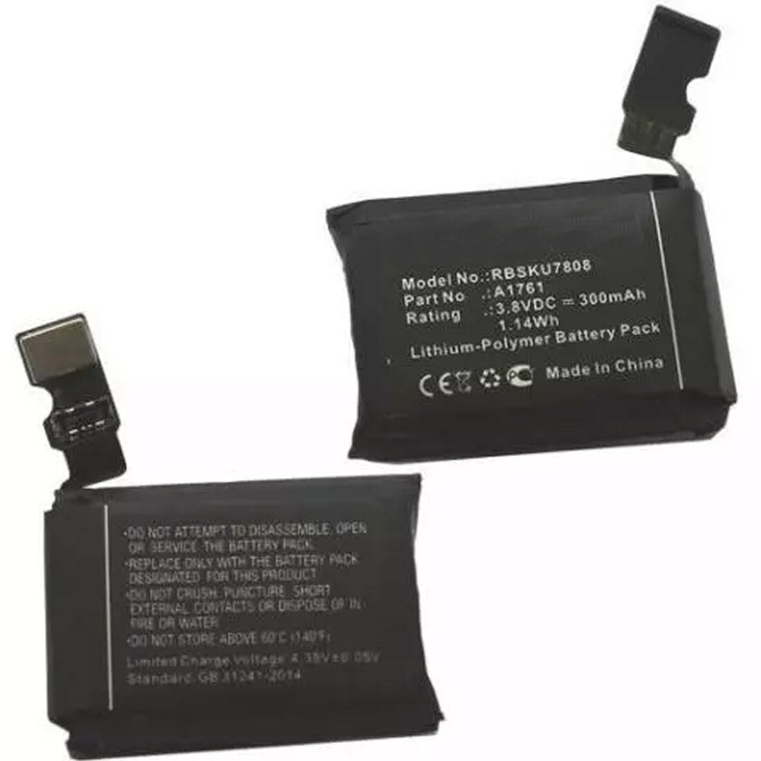 Battery For Apple Watch Series 3 GPS Cellular 38mm A1848 Battery FoneFunShop