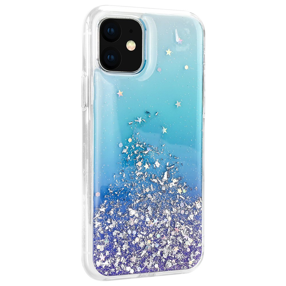 Case For iPhone 11 Switcheasy Crystal Starfield Quicksand Style Case Cover FoneFunShop