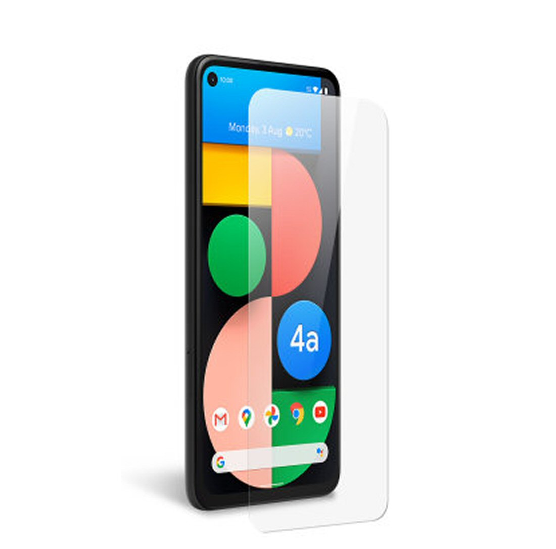 Screen Protector For Google Pixel 4a 5G Twin Pack Of 2x Tough Plastic Membrane Screen Protector FoneFunShop