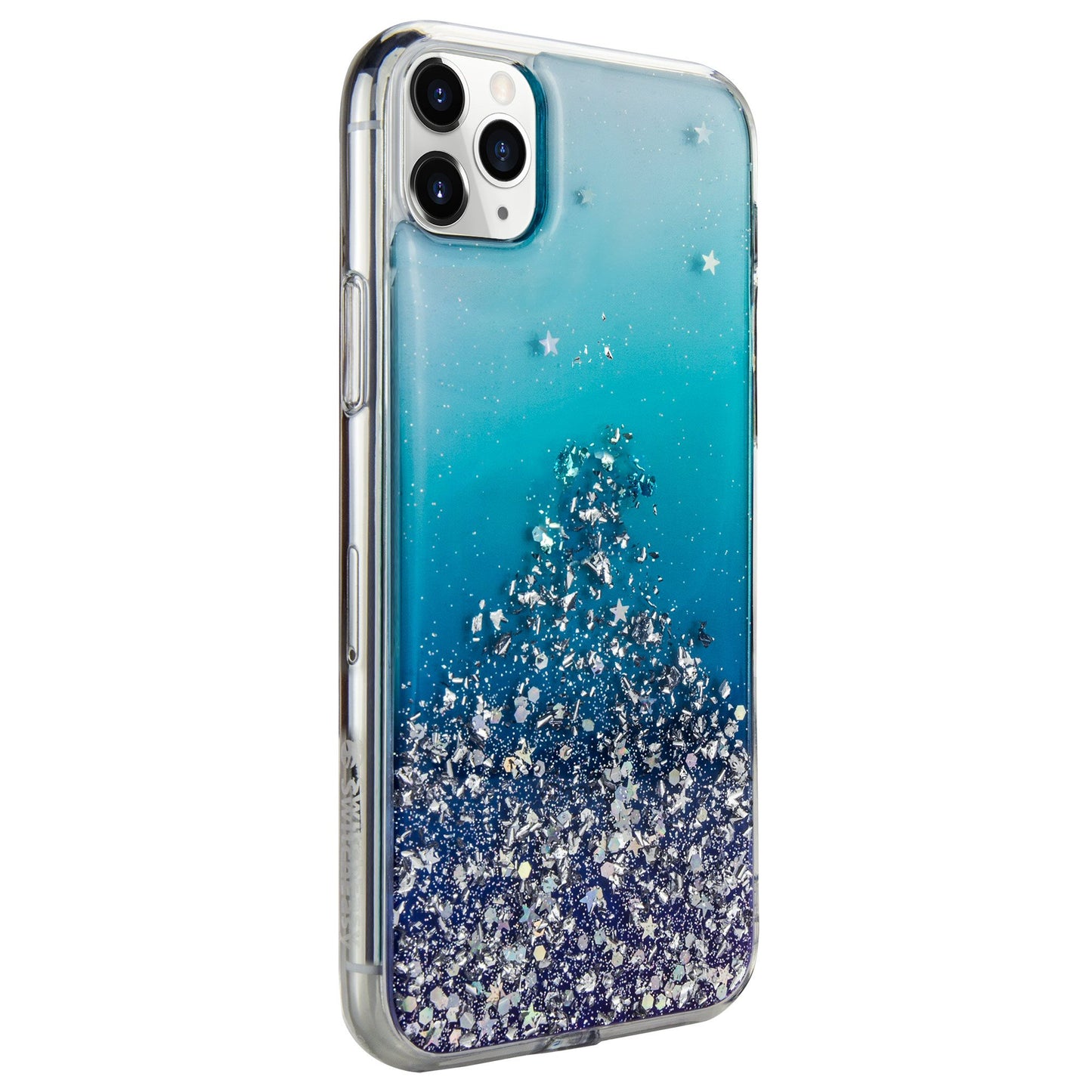 Case For iPhone 11 Pro Switcheasy Crystal Starfield Quicksand Style Case Cover FoneFunShop