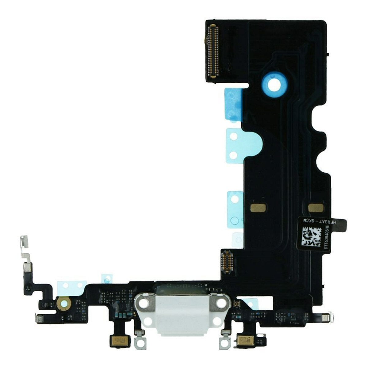 Charging Port For iPhone SE 2020 Microphone Flex Cable White Charging Port FoneFunShop