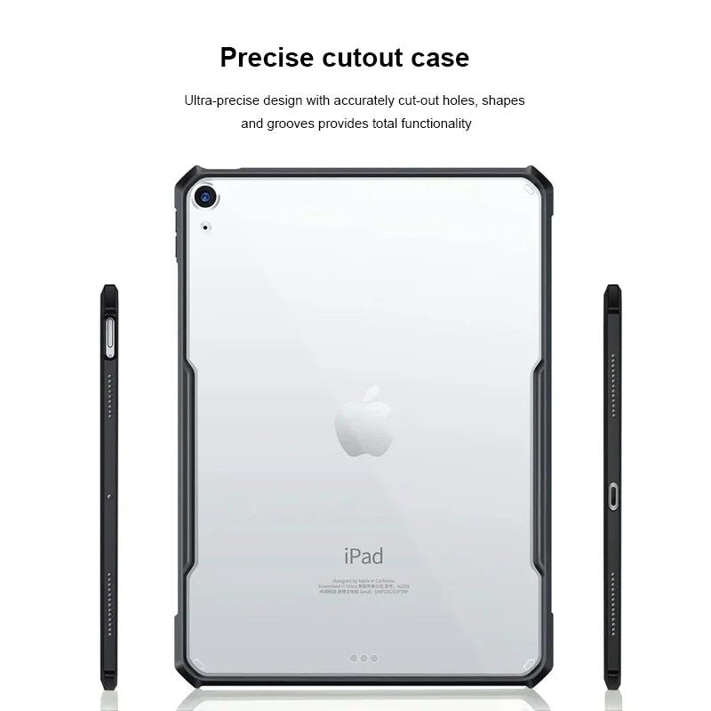 Case For iPad Pro 12.9 inch 2021 5th Gen with Apple Pencil Support Black XUNDD Case Cover FoneFunShop