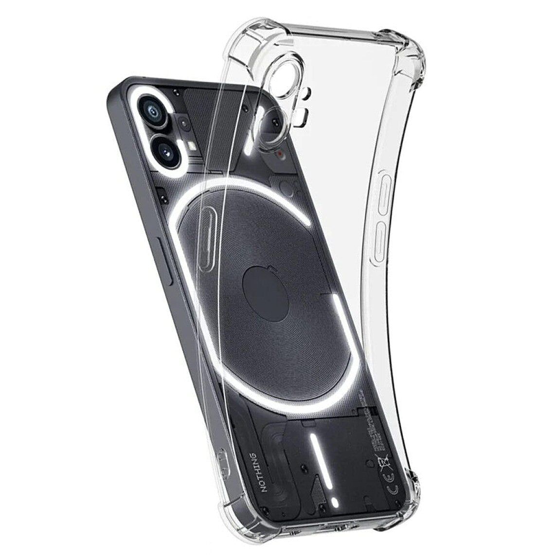 Screen Protector For Nothing Phone 1 Clear Transparent Silicone Case Glass Screen Protector FoneFunShop