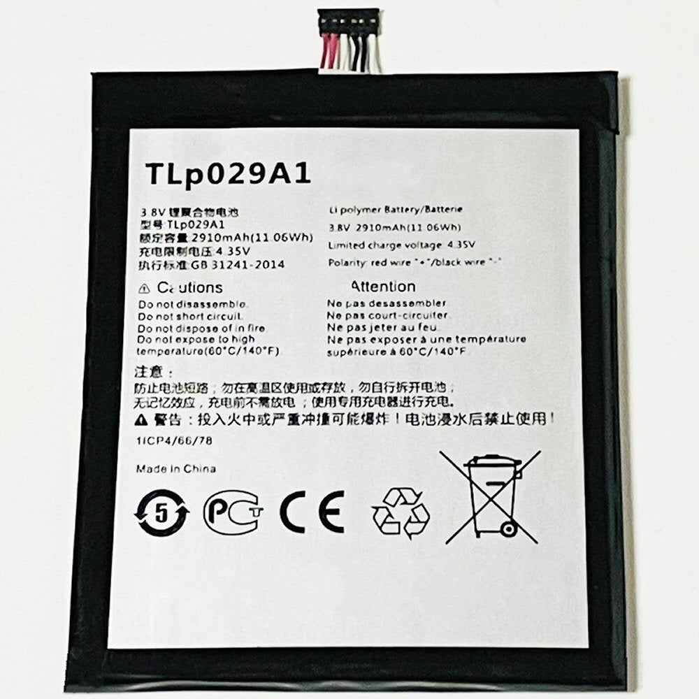 Battery For Alcatel One Touch Pop 3 TLp029A1 2910mAh Battery FoneFunShop