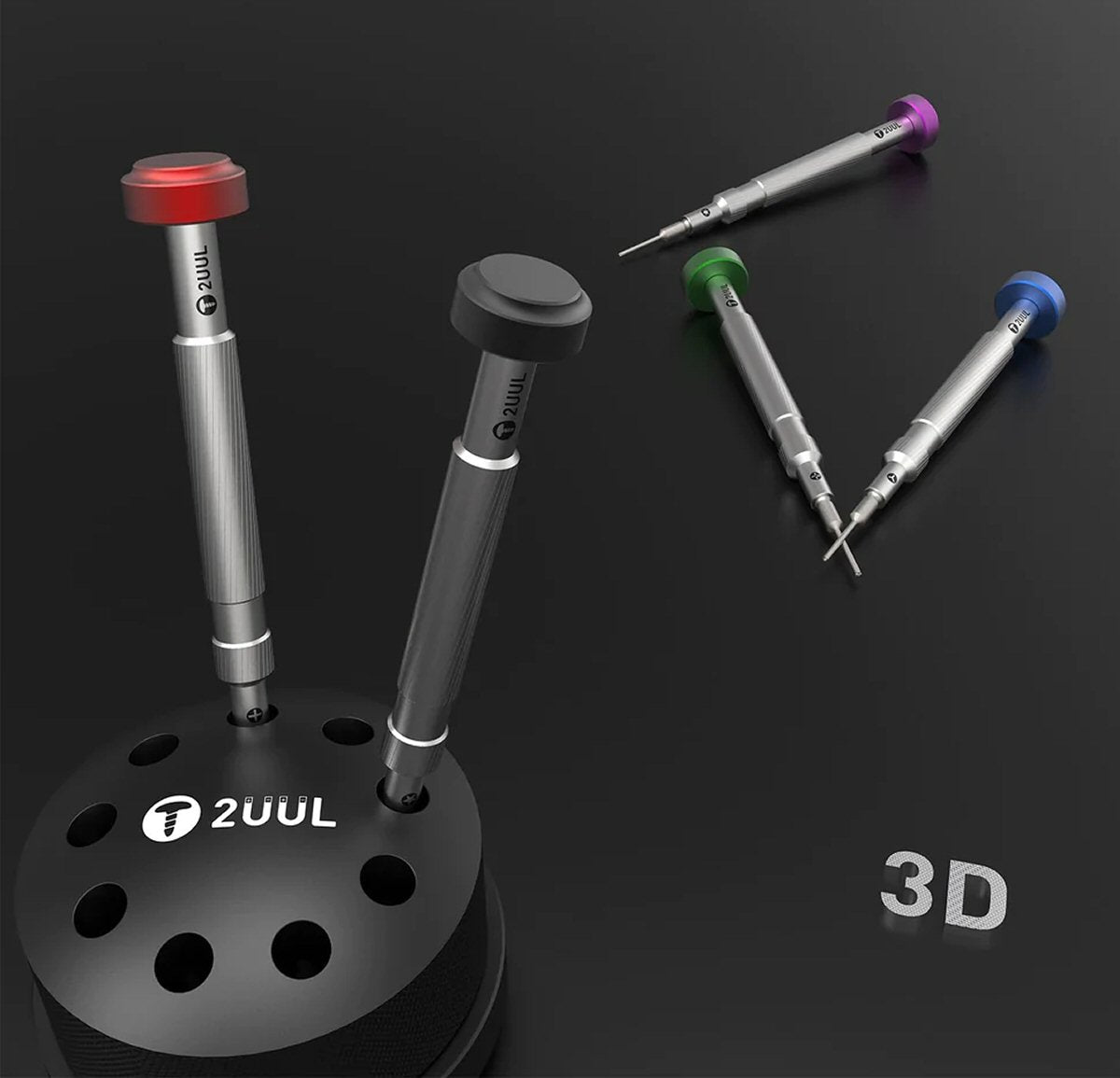 2UUL Rotating Screwdriver Holder Organizer Magnetic Screwdriver FoneFunShop