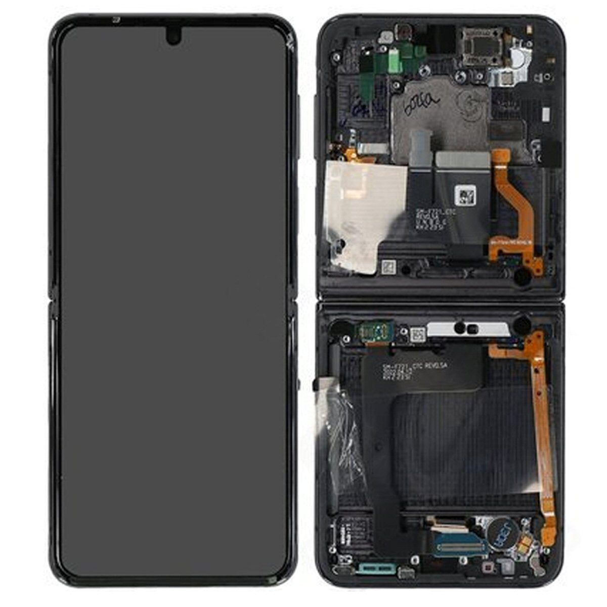 Lcd Screen For Samsung Z Flip 4 F721B in Black Screen FoneFunShop