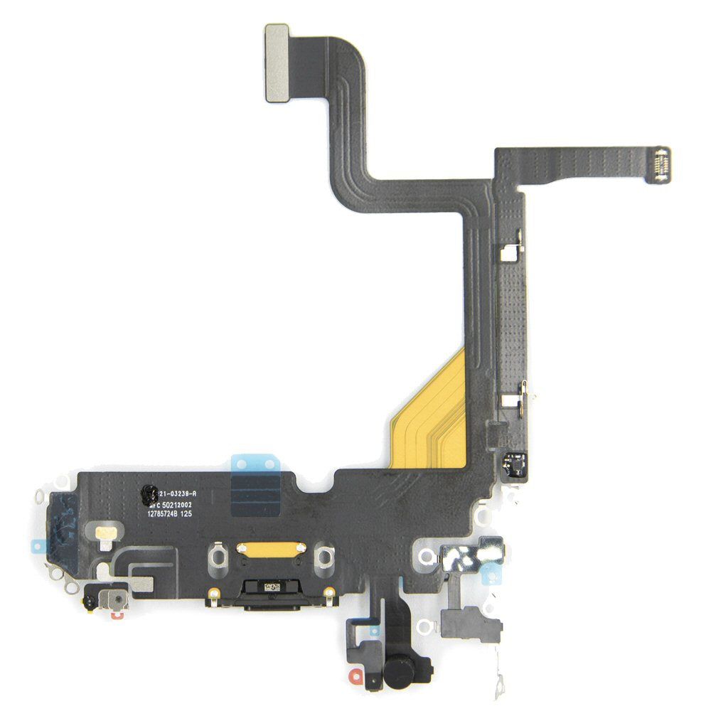 Charging Port For iPhone 13 Pro Black Charging Port FoneFunShop