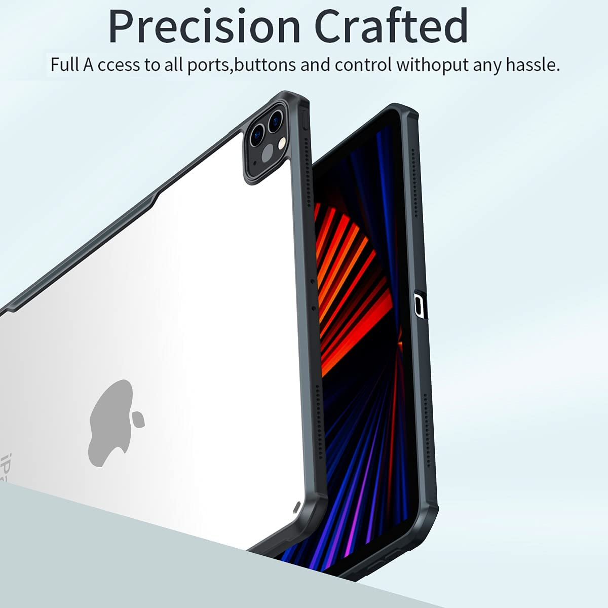 Case For iPad Air 4 10.9 2020 with Apple Pencil Support Black XUNDD Case Cover FoneFunShop