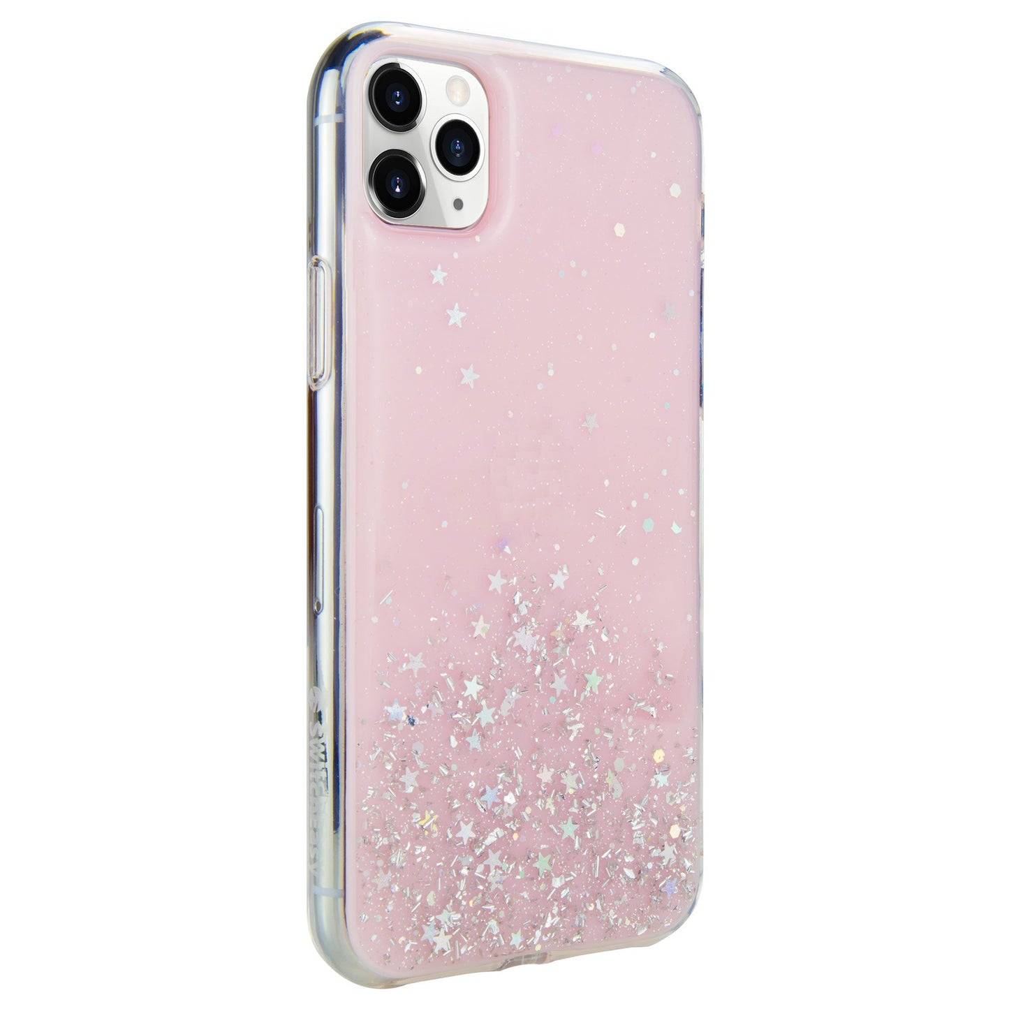 Case For iPhone 11 Pro Switcheasy Pink Starfield Quicksand Style Case Cover FoneFunShop