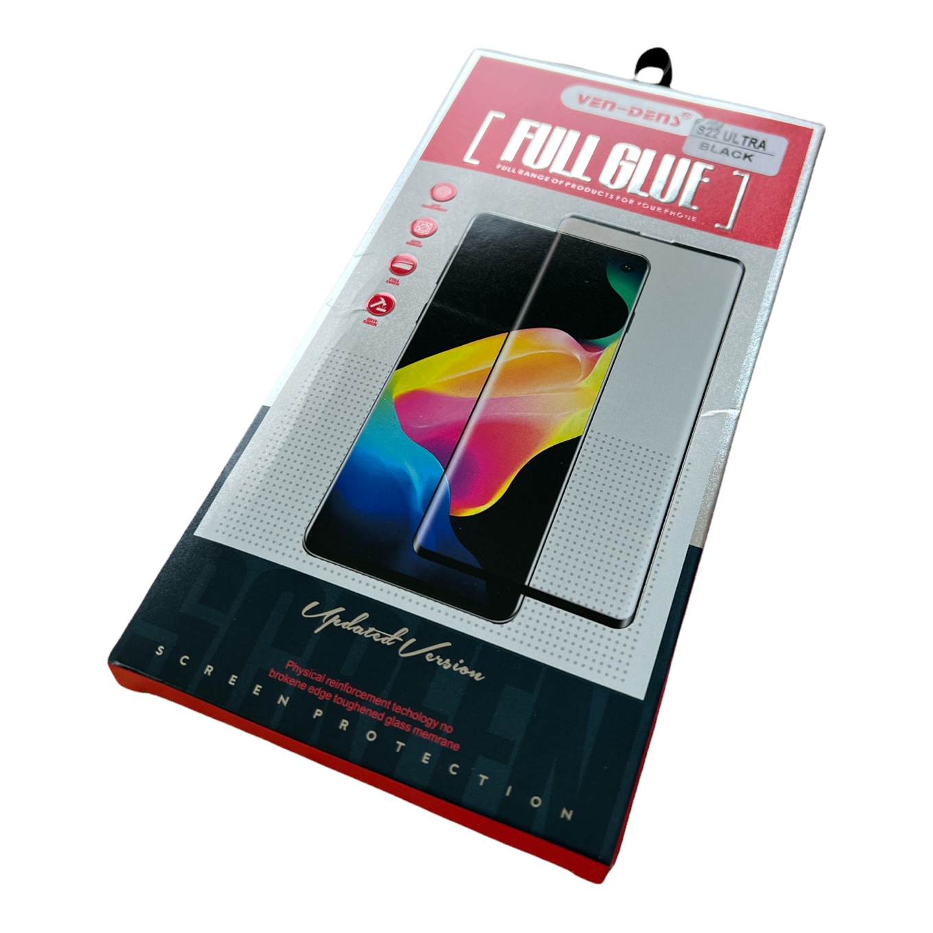 Screen Protector For Samsung S22 Plus Ven Dens Full Glue Curved Glass Wit Screen Protector FoneFunShop