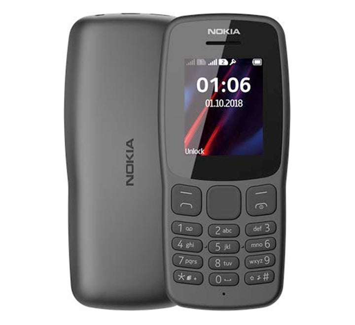 Nokia 106 Black Mobile Phone FoneFunShop