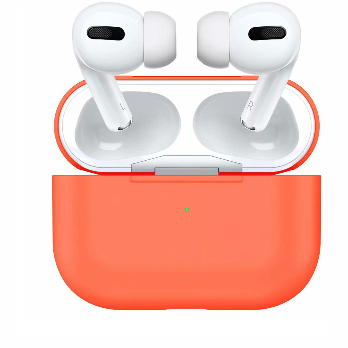 Case For Airpods Pro Silicone Cover Skin Peach Case Cover FoneFunShop