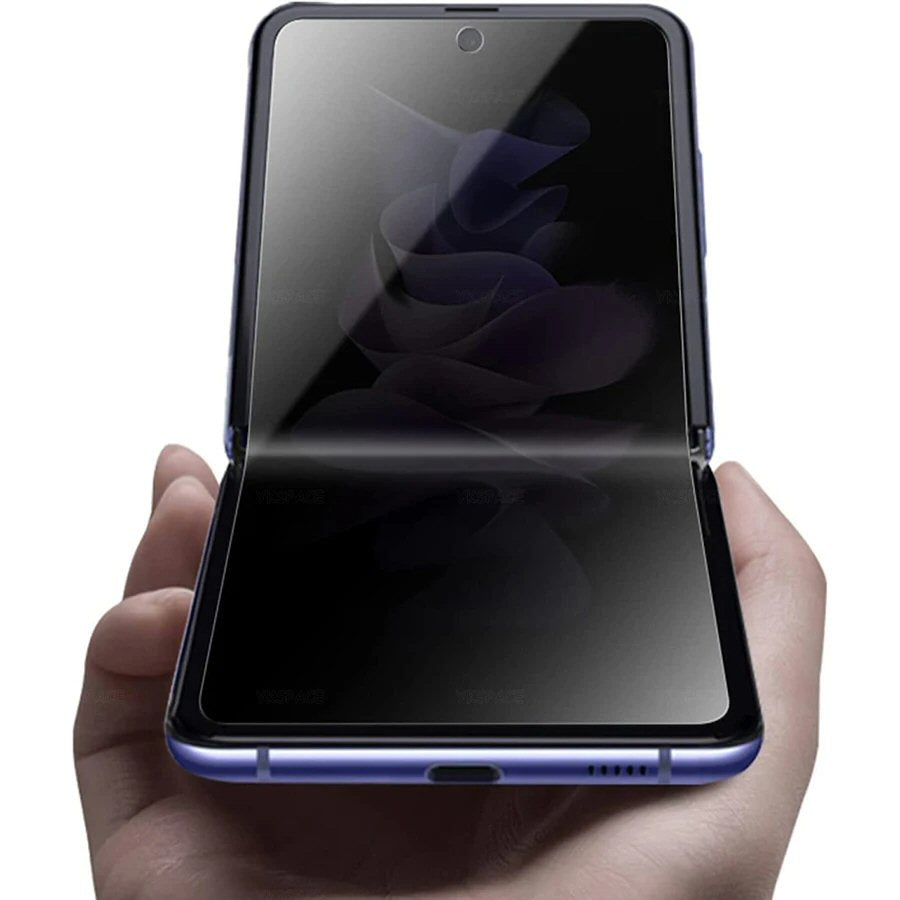 Privacy Screen Protector For Samsung Z Flip 7 Inner Display - Anti-Peeping Anti-Spy Soft Hydrogel Protective Film Screen Protector FoneFunShop