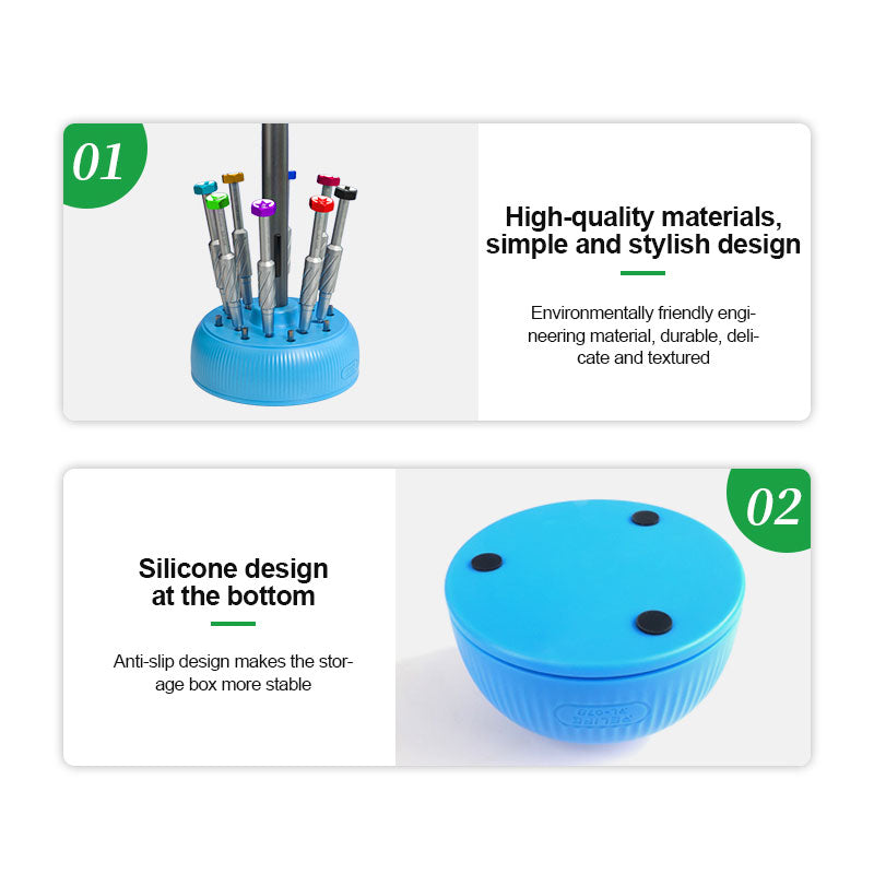 Rotating Screwdriver Holder Relife RL078 Magnetic 360 For Phone Repair Screwdriver FoneFunShop