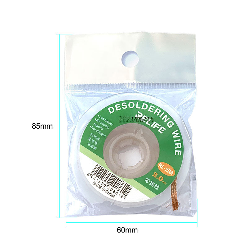 2.0MM Desoldering Wire Relife RL20A Solder FoneFunShop