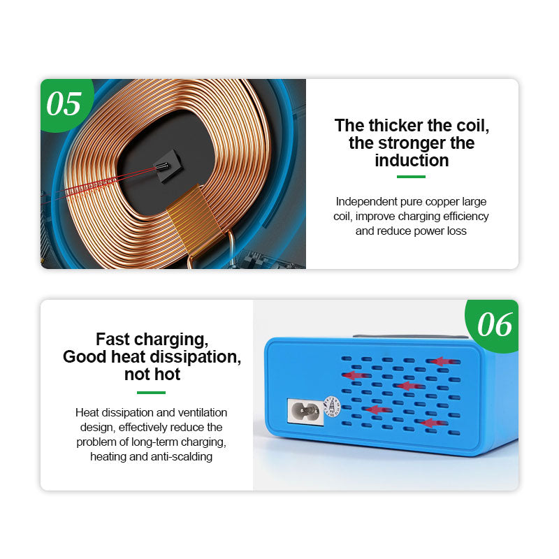 8 Port Charging Station Relife RL304S High Power Fast USB LED Display Relife FoneFunShop