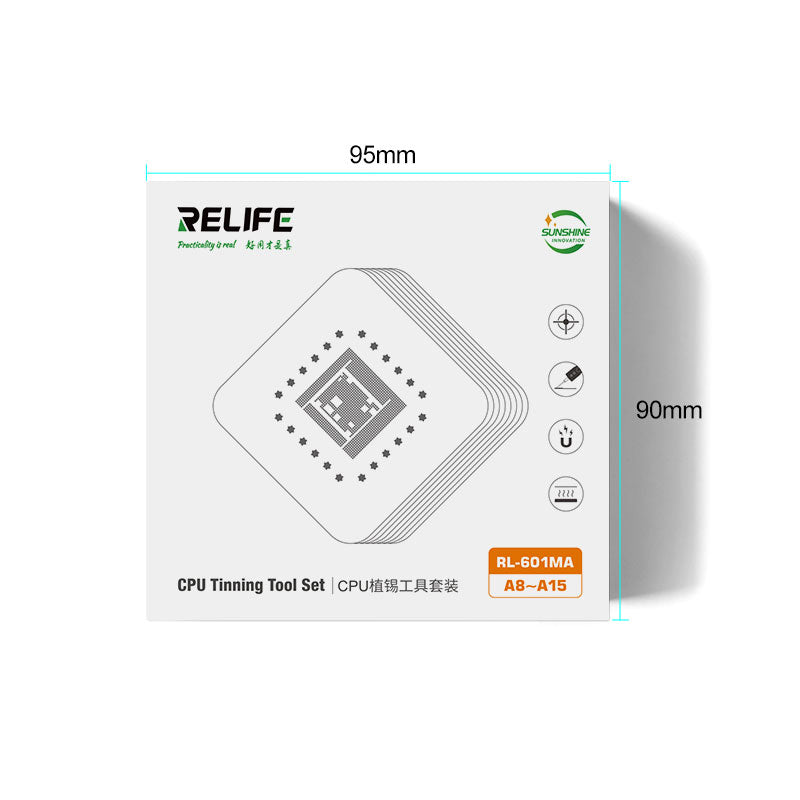 Repair Fixture Set Relife RL601MA For A8 A15 IP CPU Relife FoneFunShop