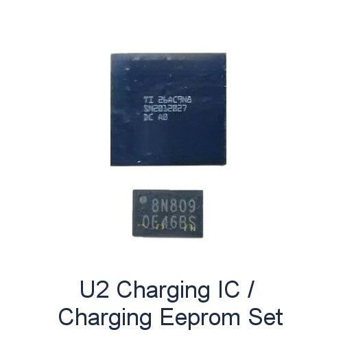 Charging IC Set For iPhone 15 and 16 Series - U2 SN2012027 and 8N Q4EE Eeprom (2 Chips) Charging IC FoneFunShop