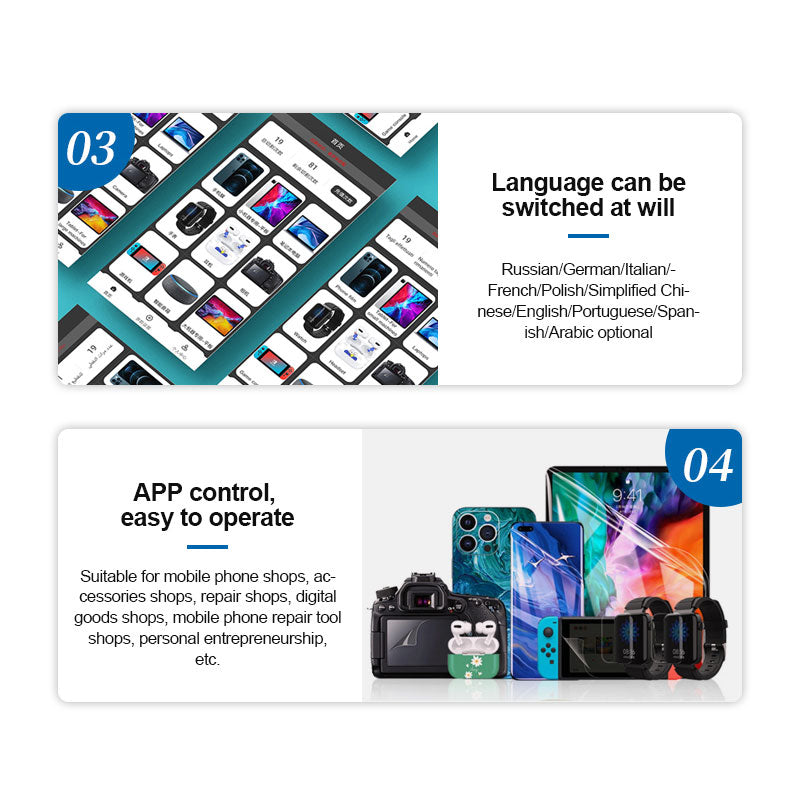 Sunshine SS870C Mini Intelligent cloud film cutting machine hydrogel cutter Sunshine FoneFunShop