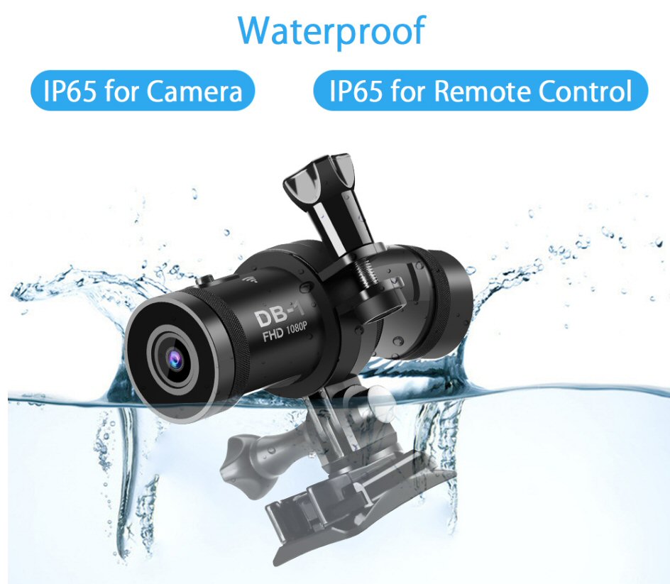 Techalogic Helmet Camera DC1 Advanced DUAL Lens Front and Rear Record Camera FoneFunShop