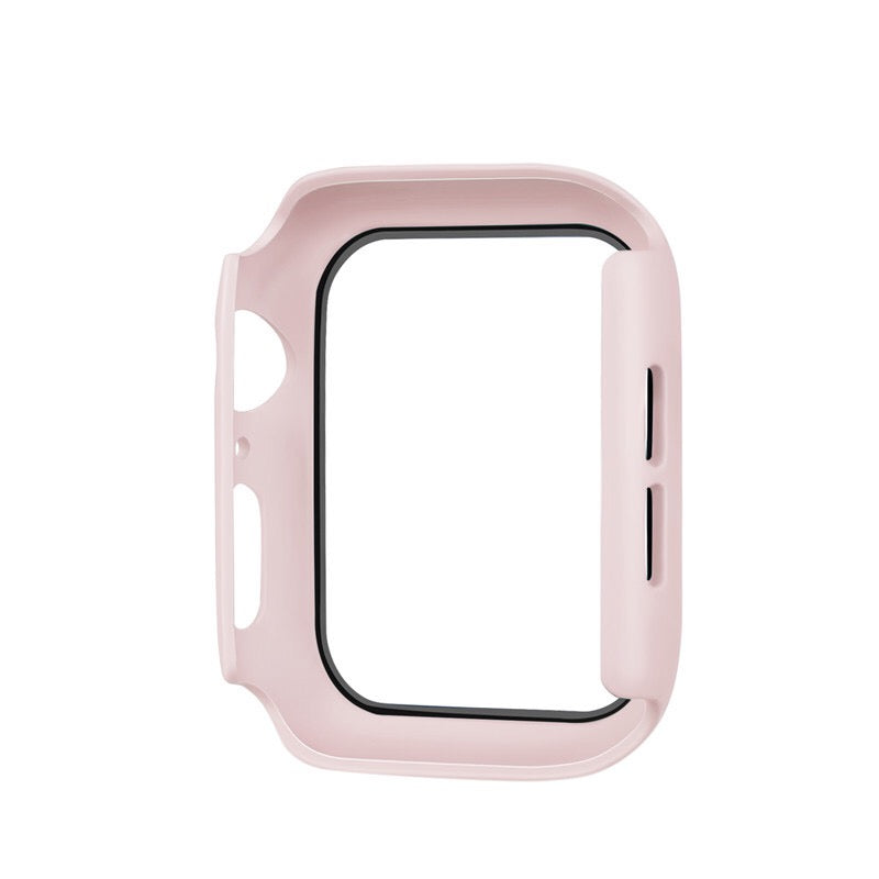 Case Screen Protector For Apple Watch Series 3 2 1 42mm Pink Sand Screen Protector FoneFunShop