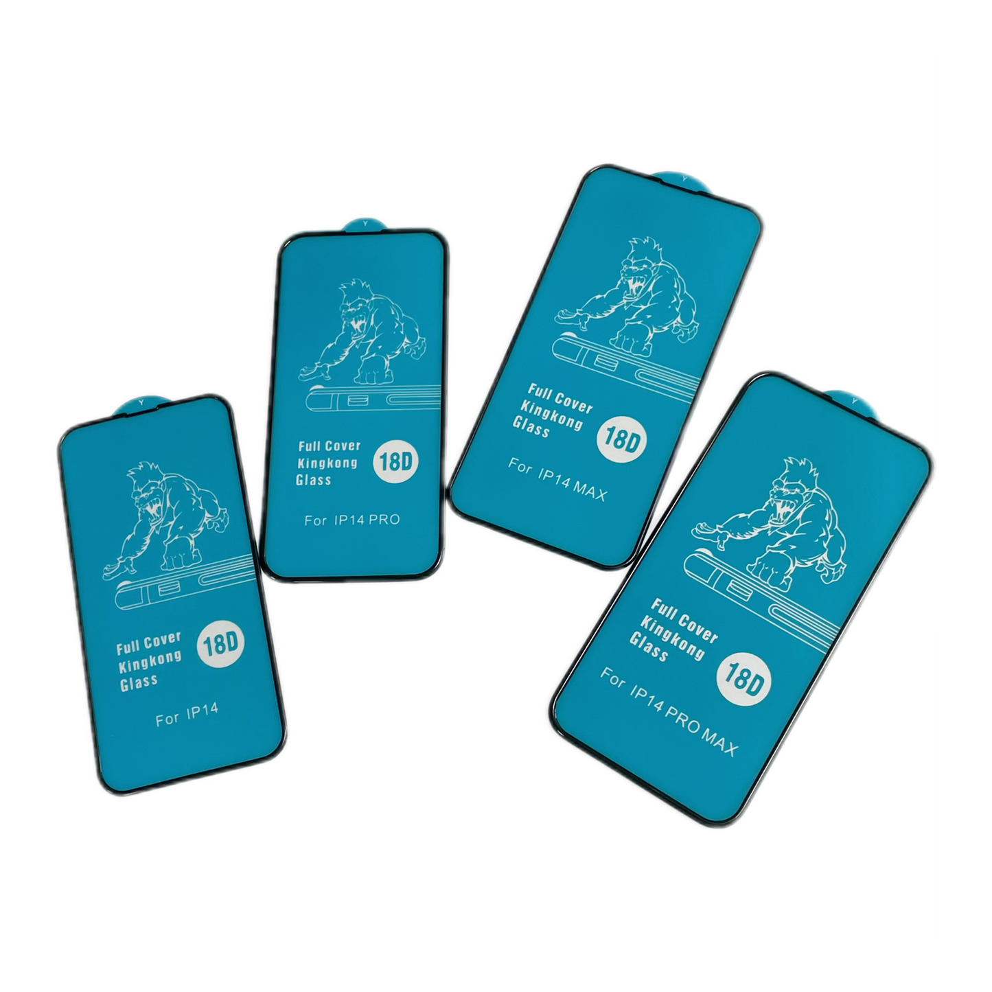 Screen Protector For iPhone 14 Pro Max King Kong Full Cover 18D Glass Screen Protector FoneFunShop