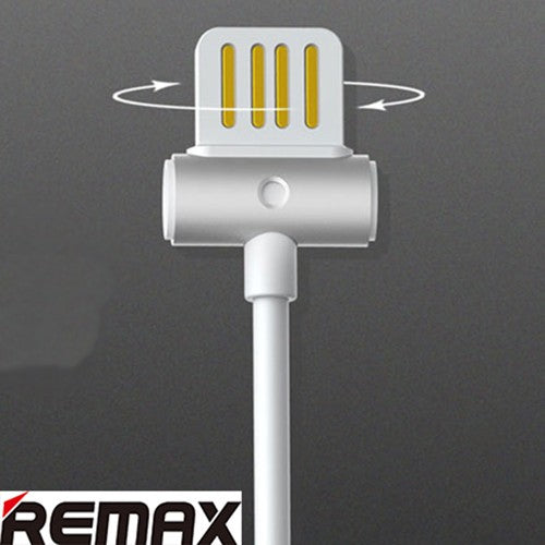 For iPhone Remax USB Charging Data Cable White Cable FoneFunShop