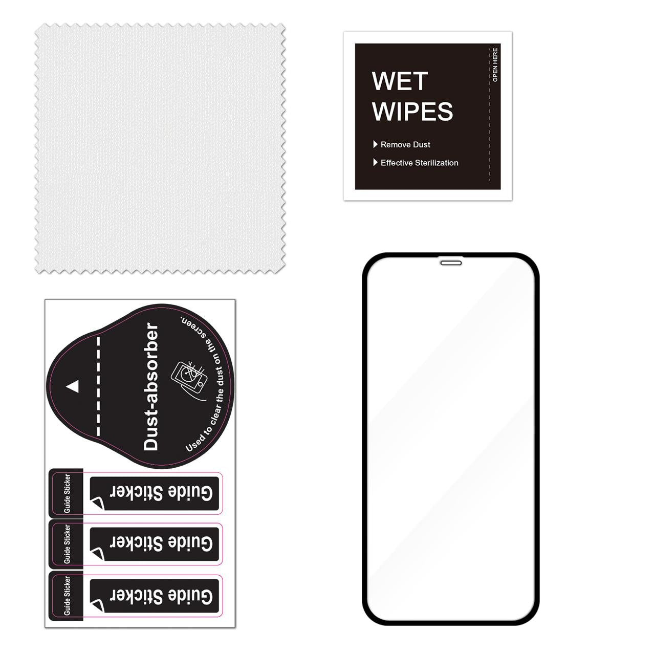 Screen Protector For iPhone 12 Mini Full Cover Tempered Glass Screen Protector FoneFunShop